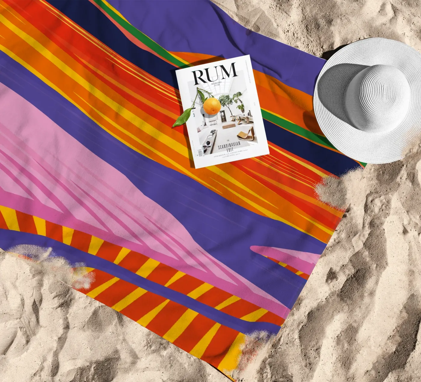 Somewhere strandhanddoek van Tamsen Design