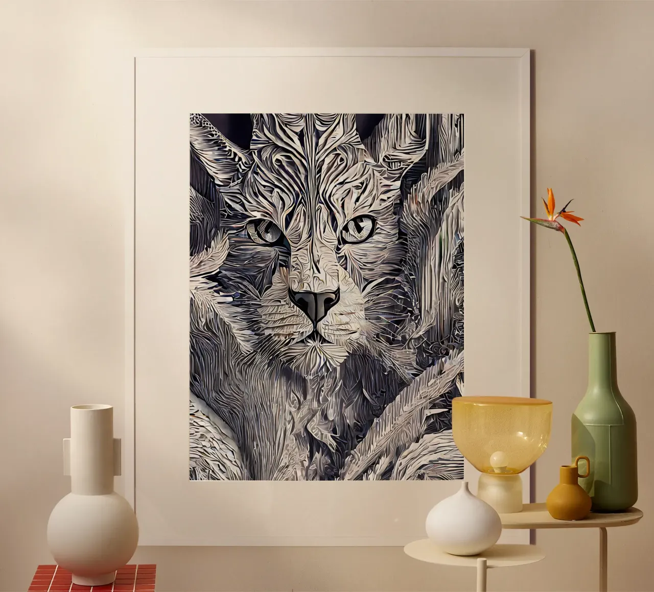 Tiger poster by Artsy Bessy