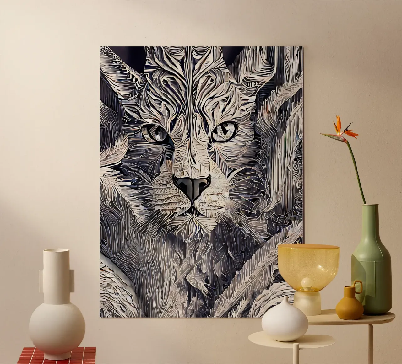 Tiger carta hahnemühle da Artsy Bessy