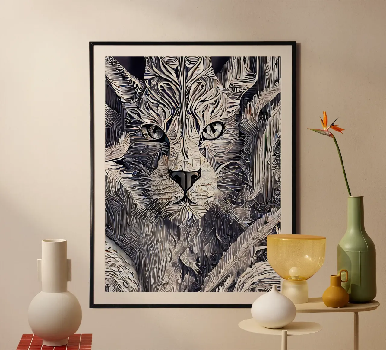 Tiger poster by Artsy Bessy