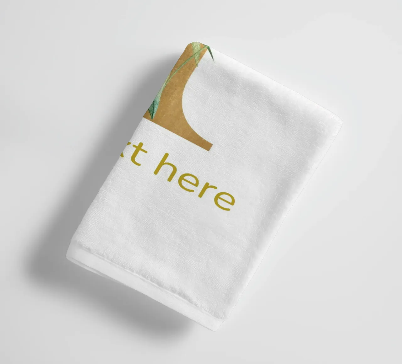 Letter I, Personalized Name Print, Personalized initial towel by The Custom Letter