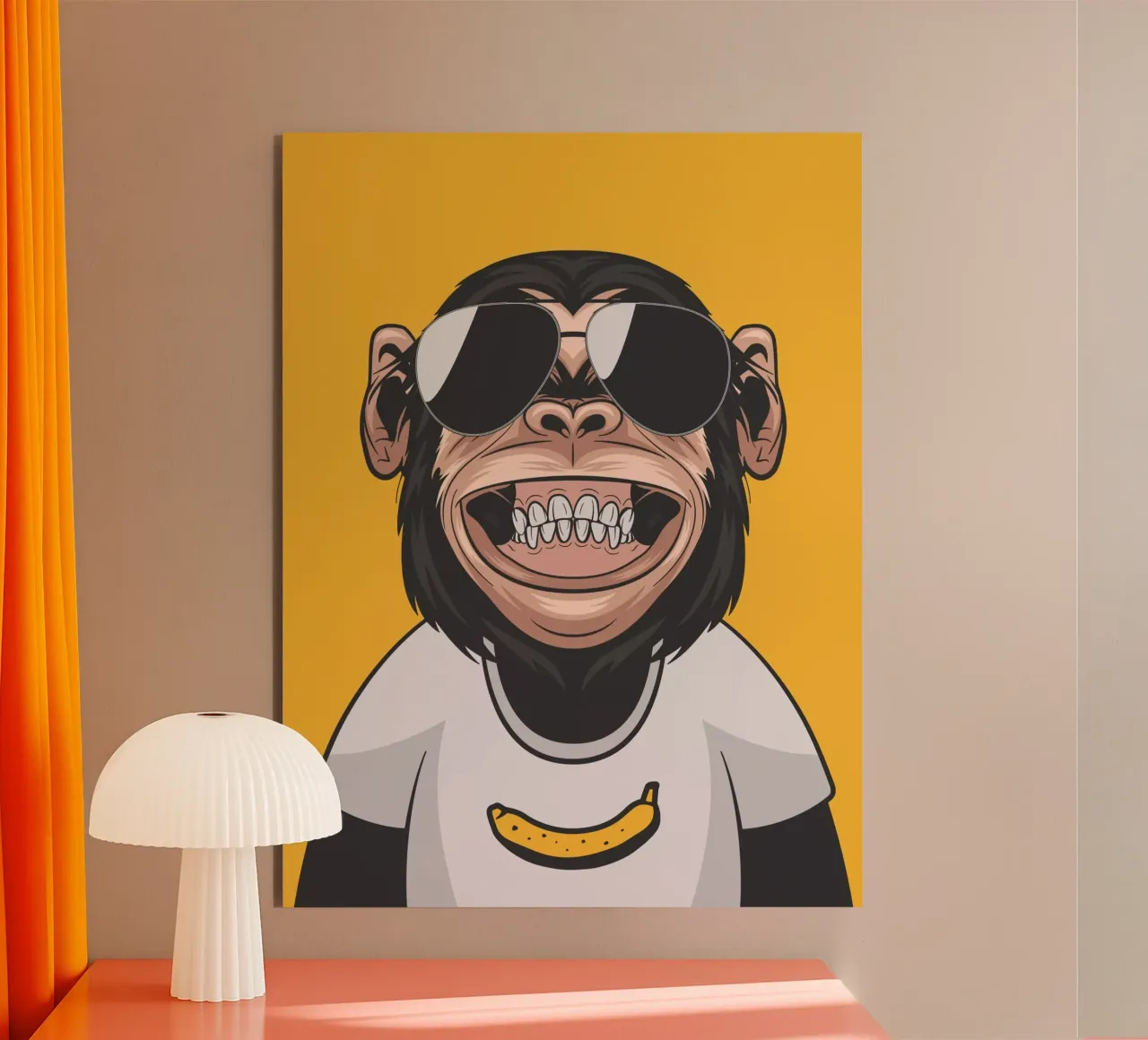 Smile! alluminio dibond da Artsy Bessy