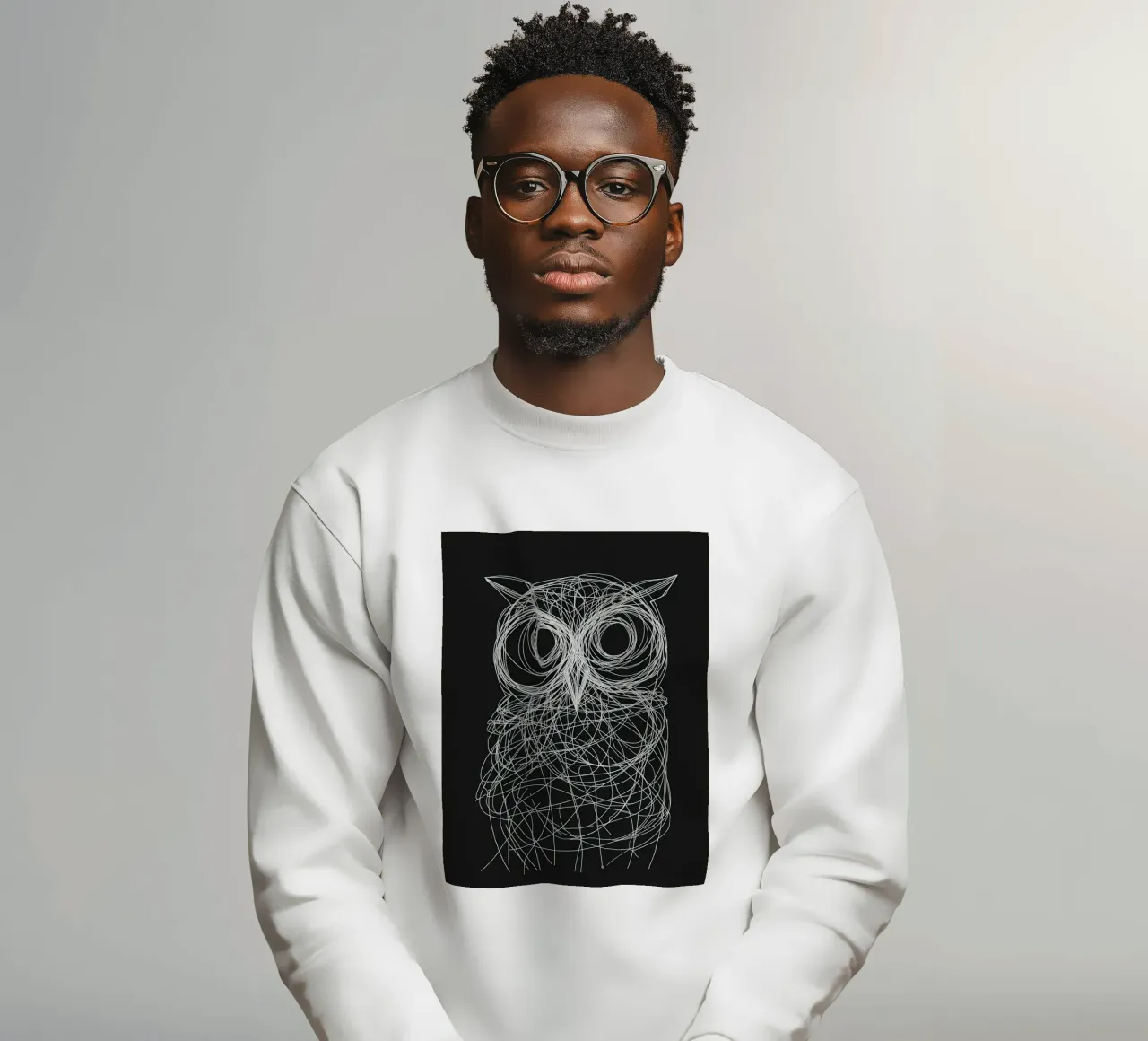 Gufo bianco felpa da Chromatic Dreams