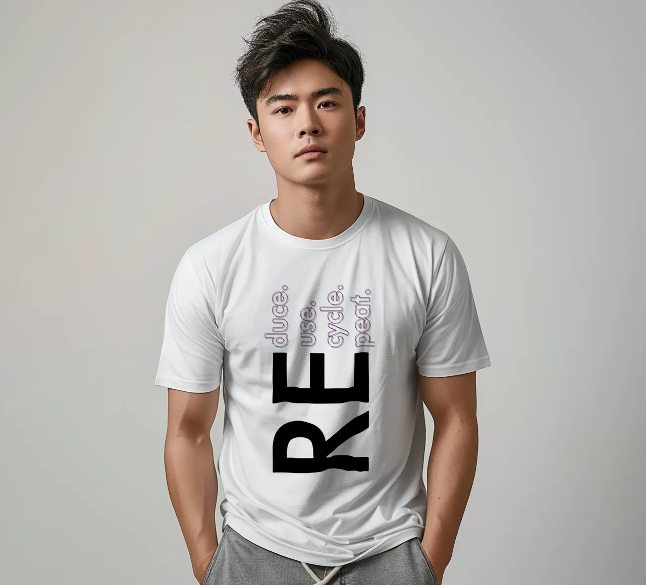Réduire Réutiliser Recycler Répéter t-shirt de Gunawan Rb