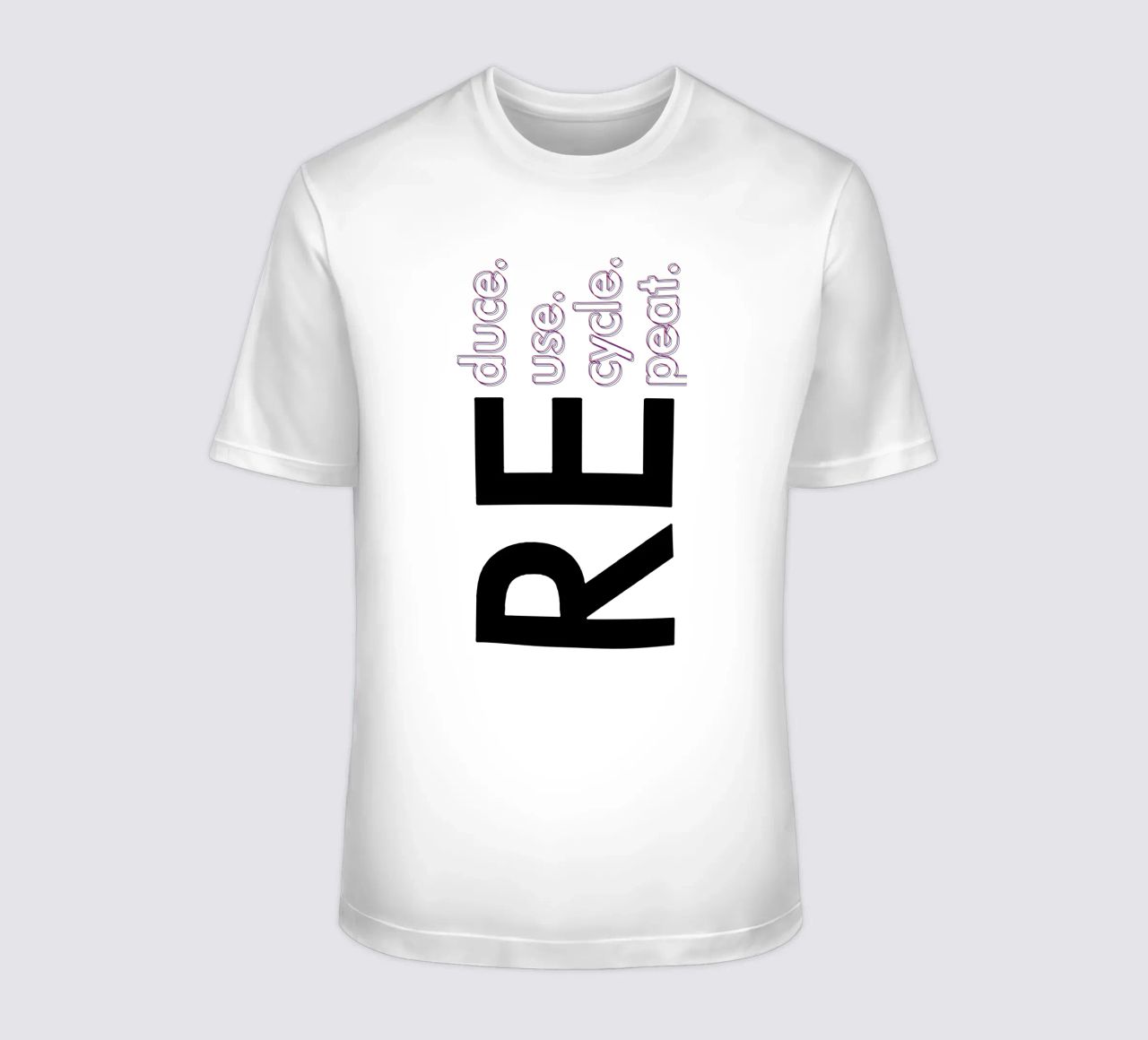 Reduce Reuse Recycle Repeat t-shirt by Gunawan Rb