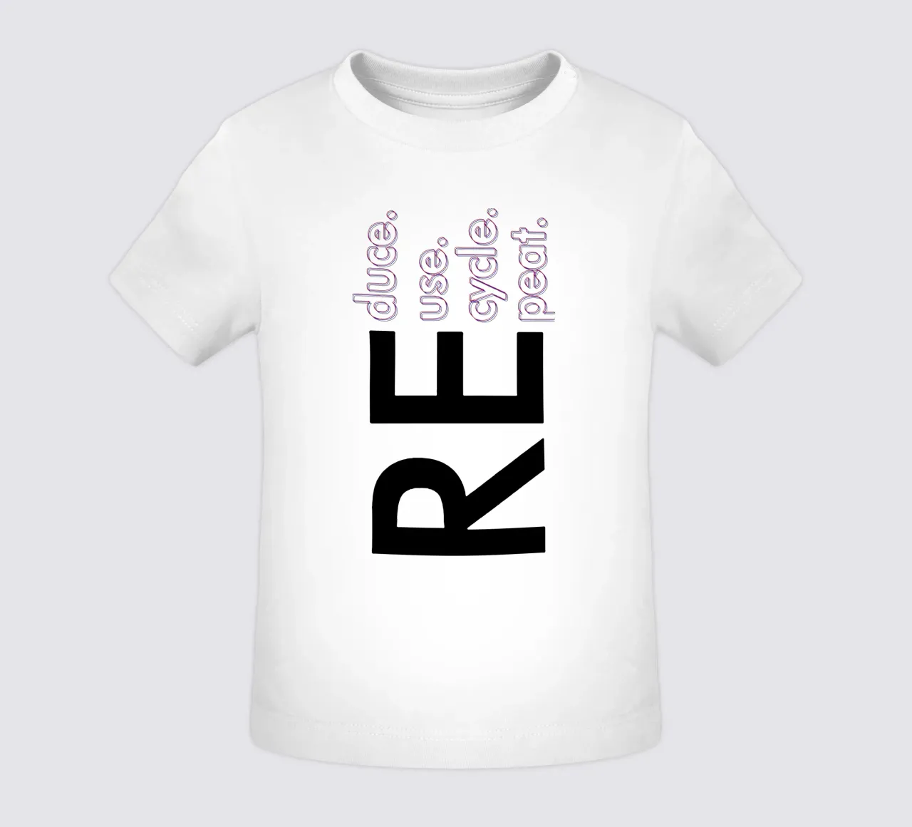 Ridurre Riutilizzare Riciclare Ripetere maglietta neonato da Gunawan Rb