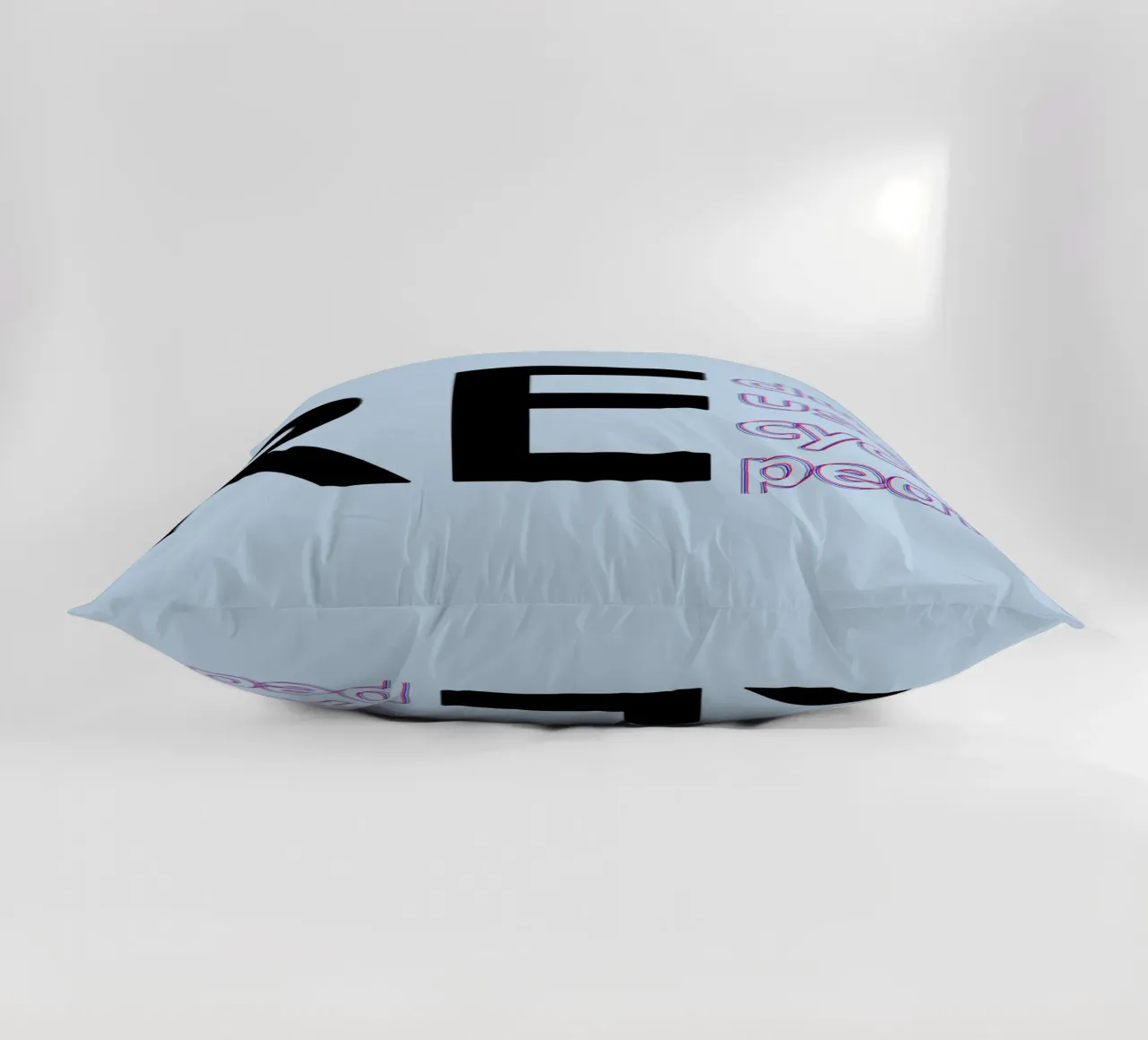 Reduce Reuse Recycle Repeat decorative cushion by Gunawan Rb