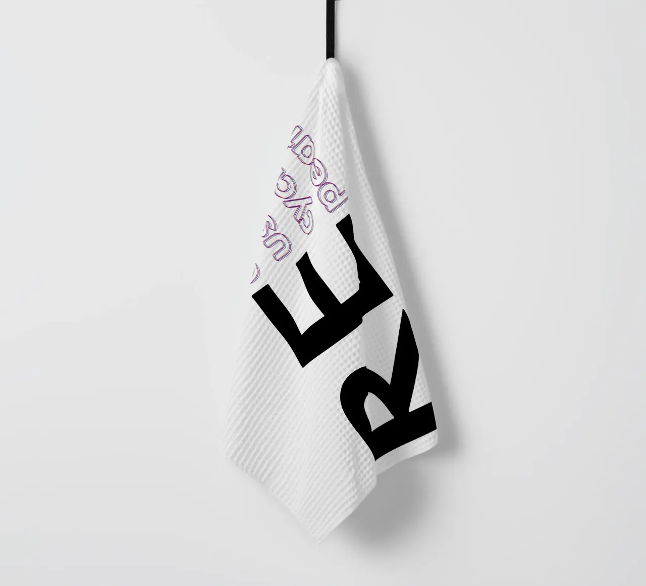 Reduce Reuse Recycle Repeat tea towel by Gunawan Rb