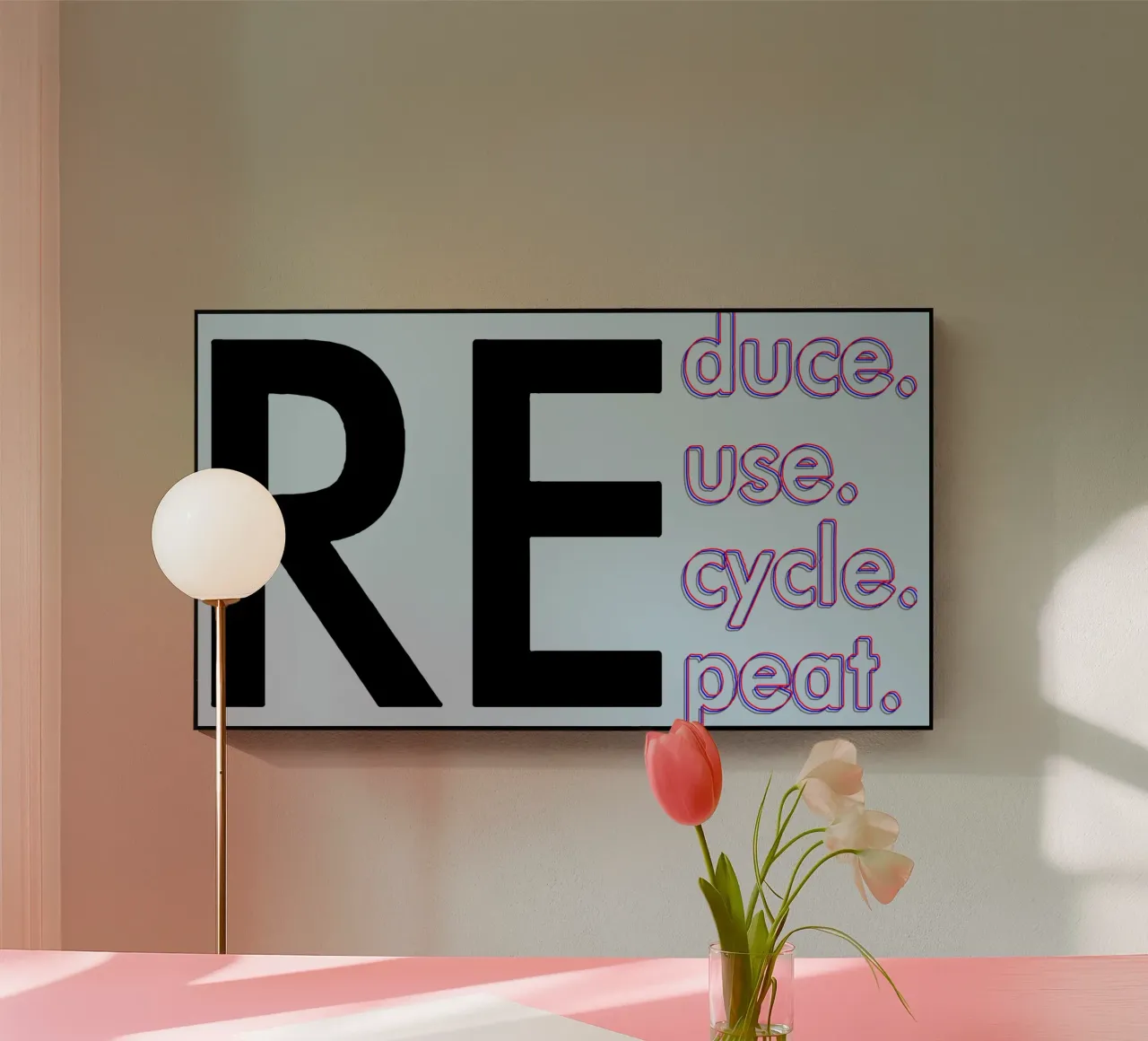 Reducir Reutilizar Reciclar Repetir metacrilato de Gunawan Rb