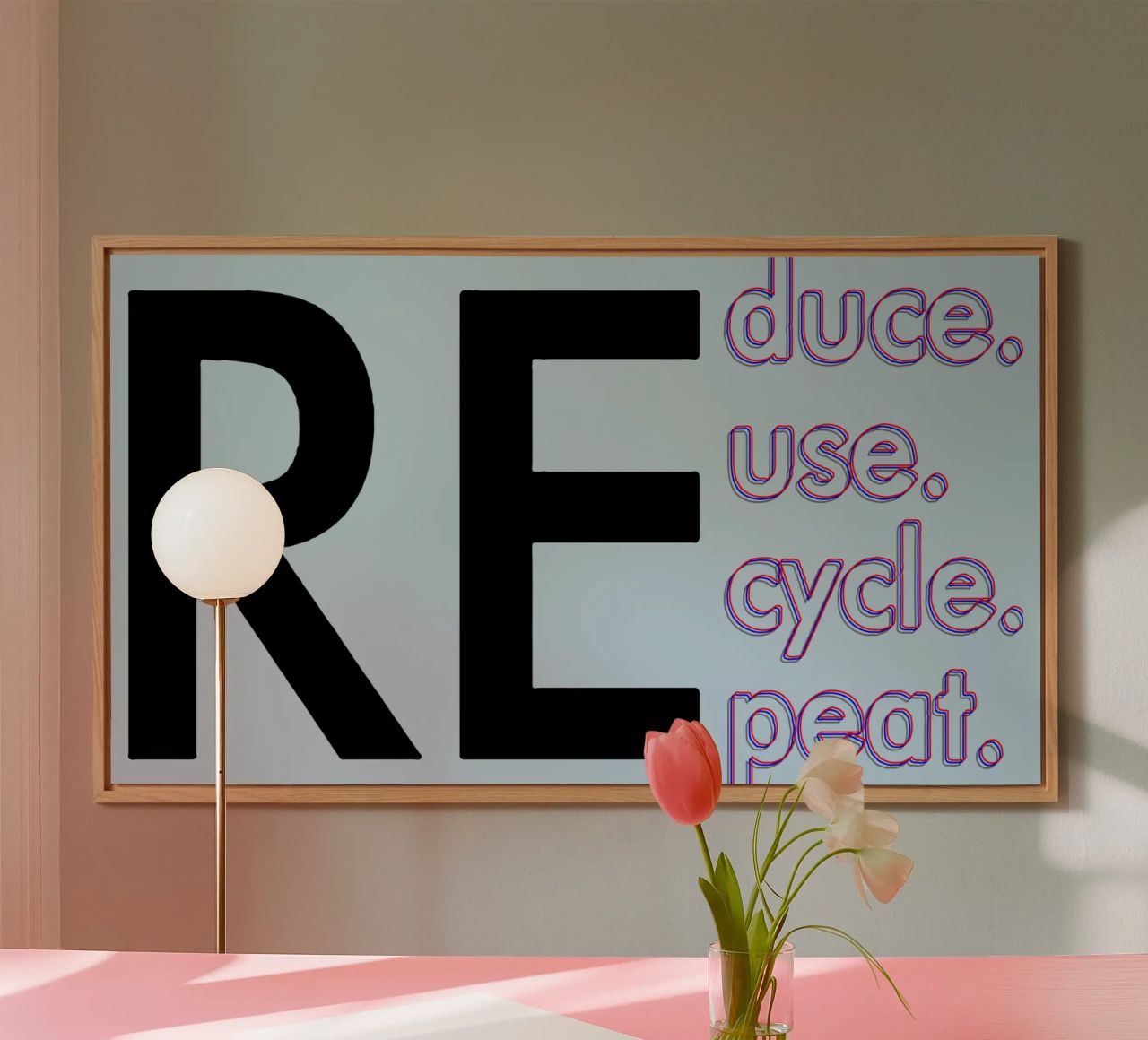 Reduce Reuse Recycle Repeat alu-dibond by Gunawan Rb