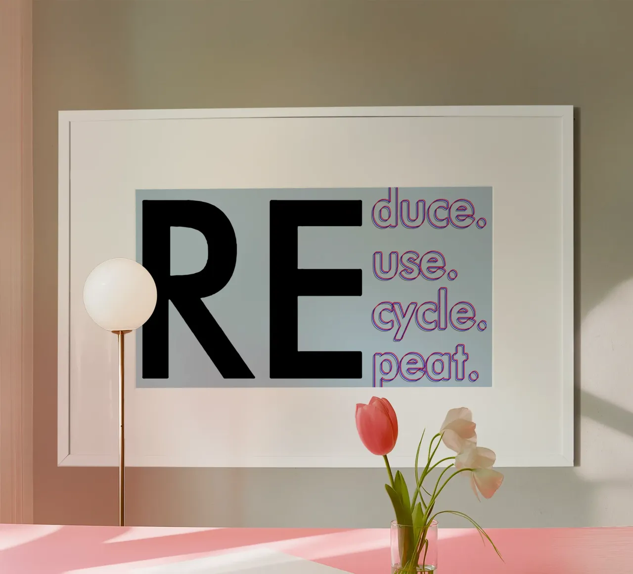 Reduce Reuse Recycle Repeat hahnemühle by Gunawan Rb