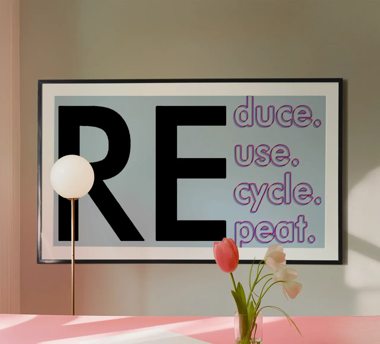 Reduce Reuse Recycle Repeat hahnemühle by Gunawan Rb