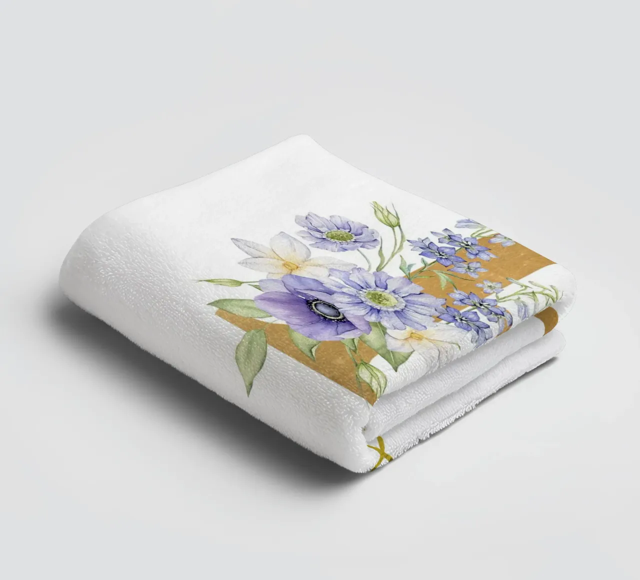 Letter F, Personalized Name Print, Personalized initial towel by The Custom Letter