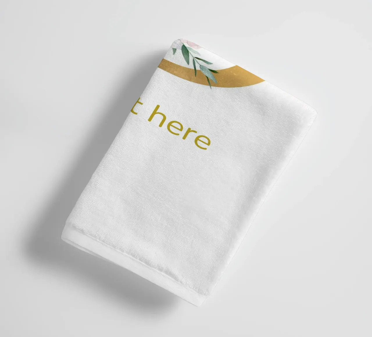 Letter D, Personalized Name Print, Personalized initial towel by The Custom Letter