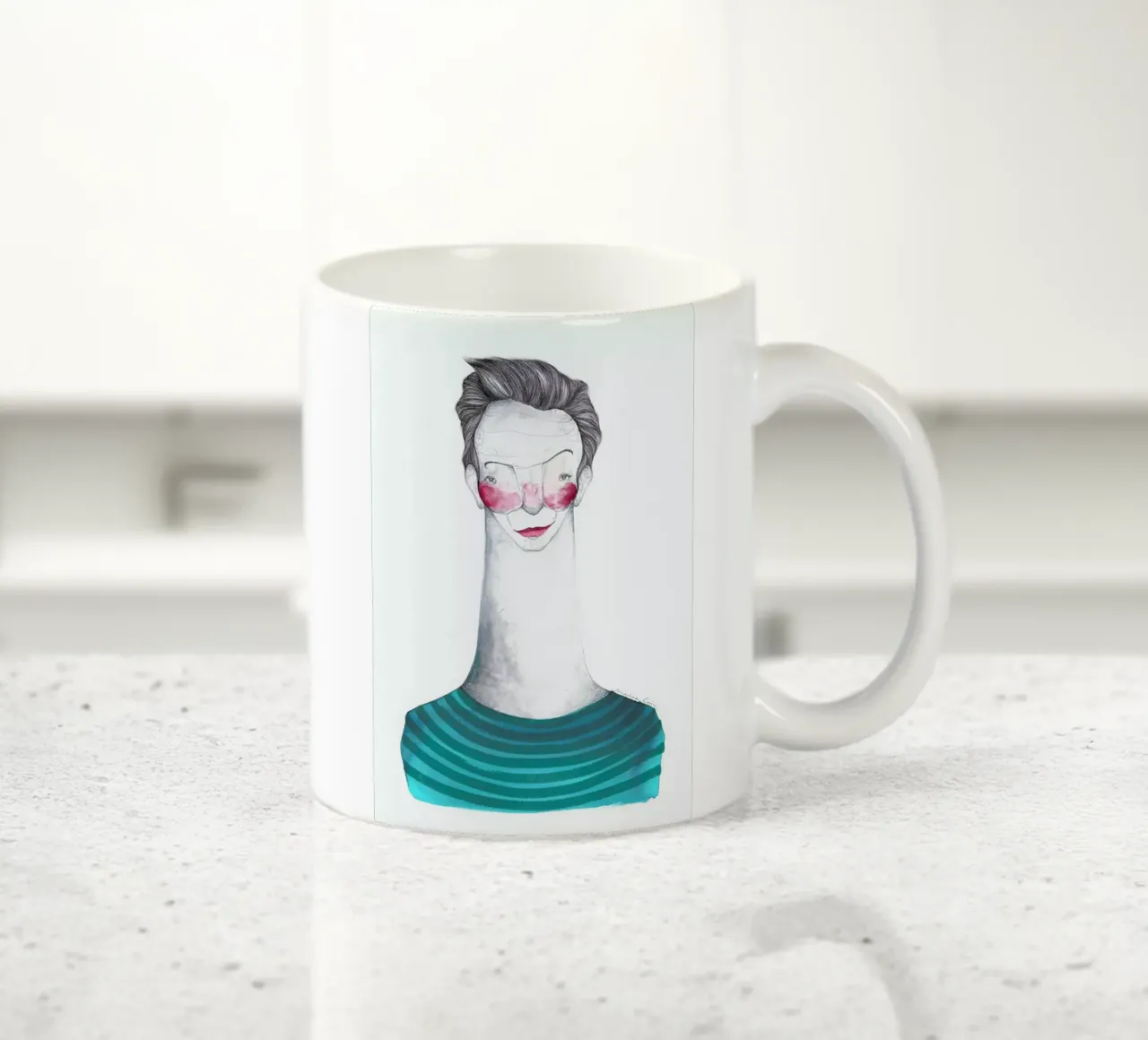Jean-Paul Gaultier Keramik Tasse von Marina Guiu