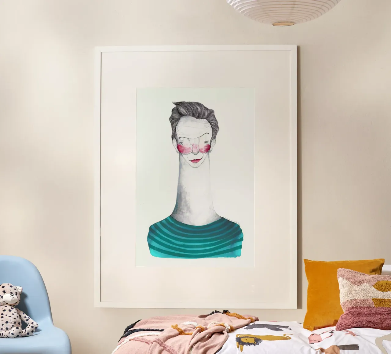 Jean-Paul Gaultier poster con telaio in plastica da Marina Guiu