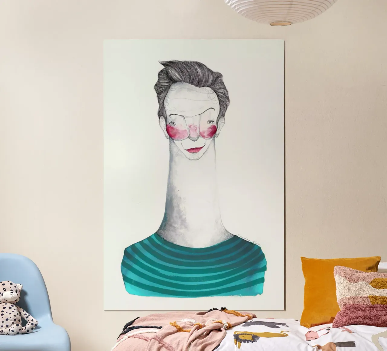 Jean-Paul Gaultier poster con telaio in plastica da Marina Guiu