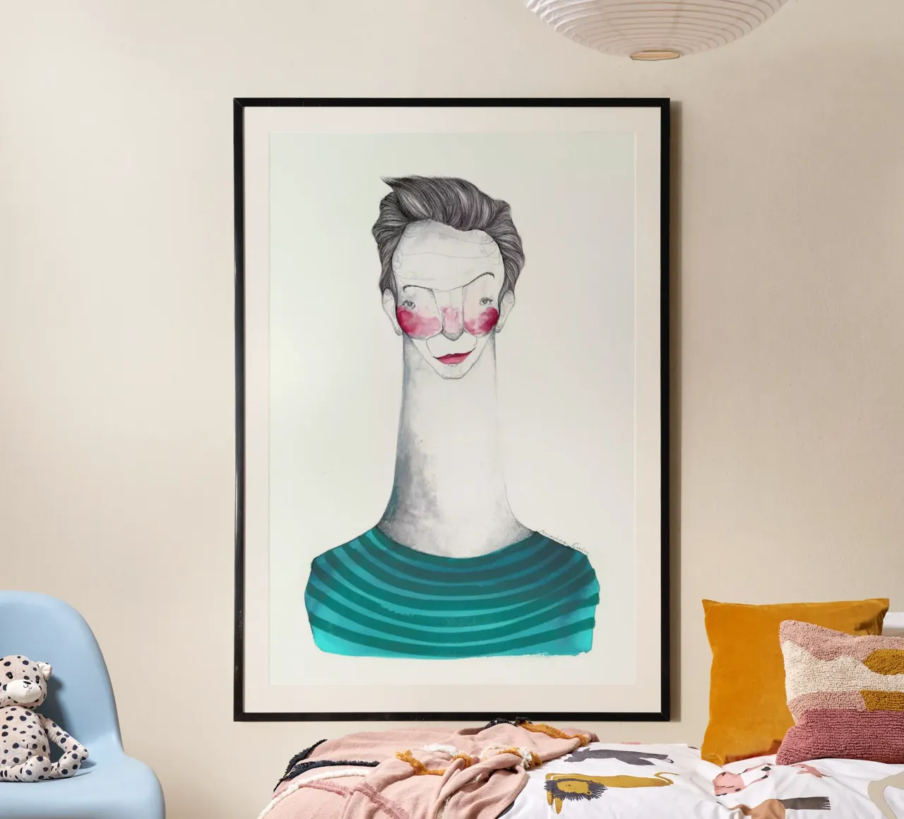 Jean-Paul Gaultier poster con telaio in plastica da Marina Guiu