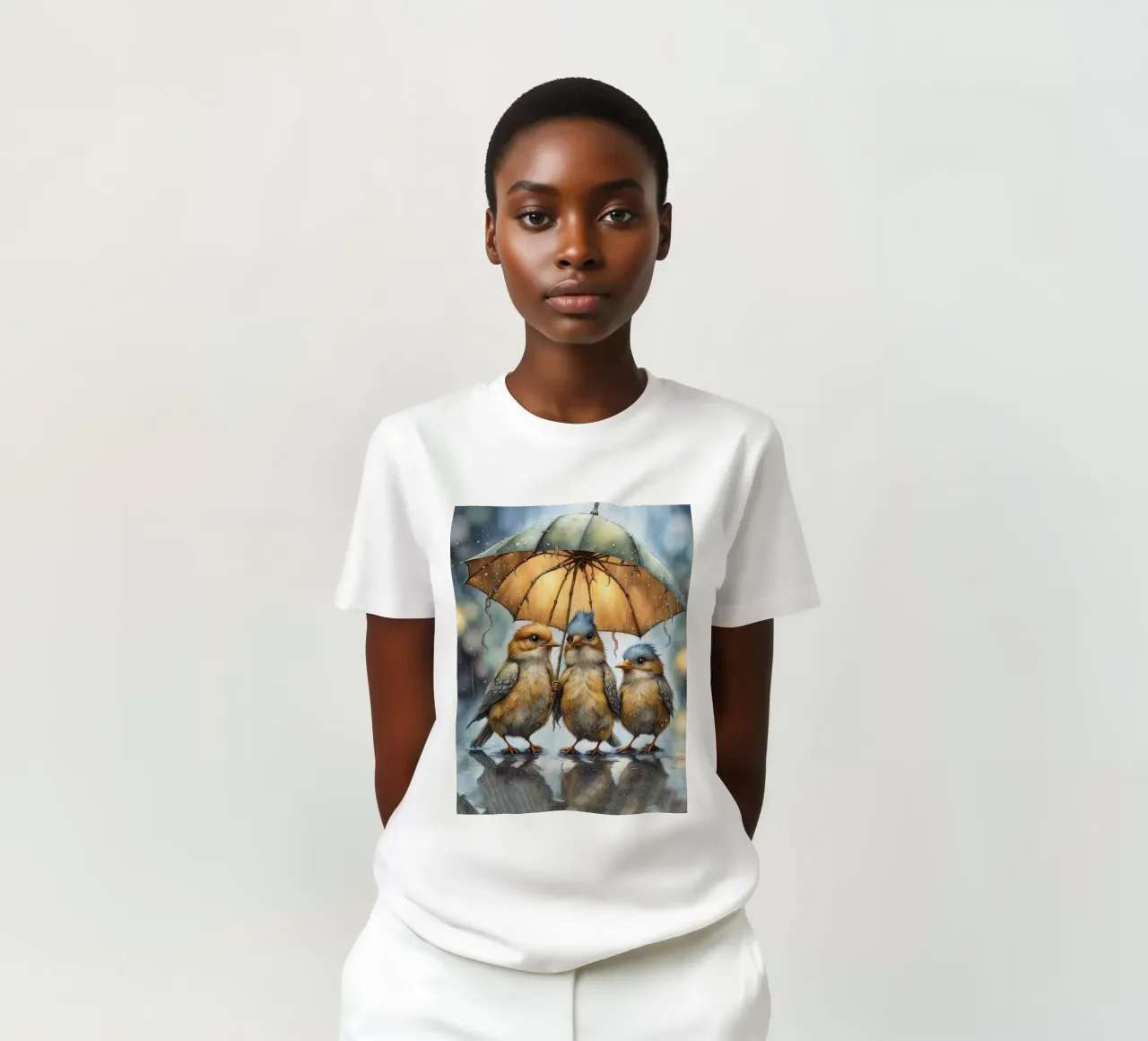 I tre con l'ombrello. t-shirt da 🎁 ARTVI-SHOP