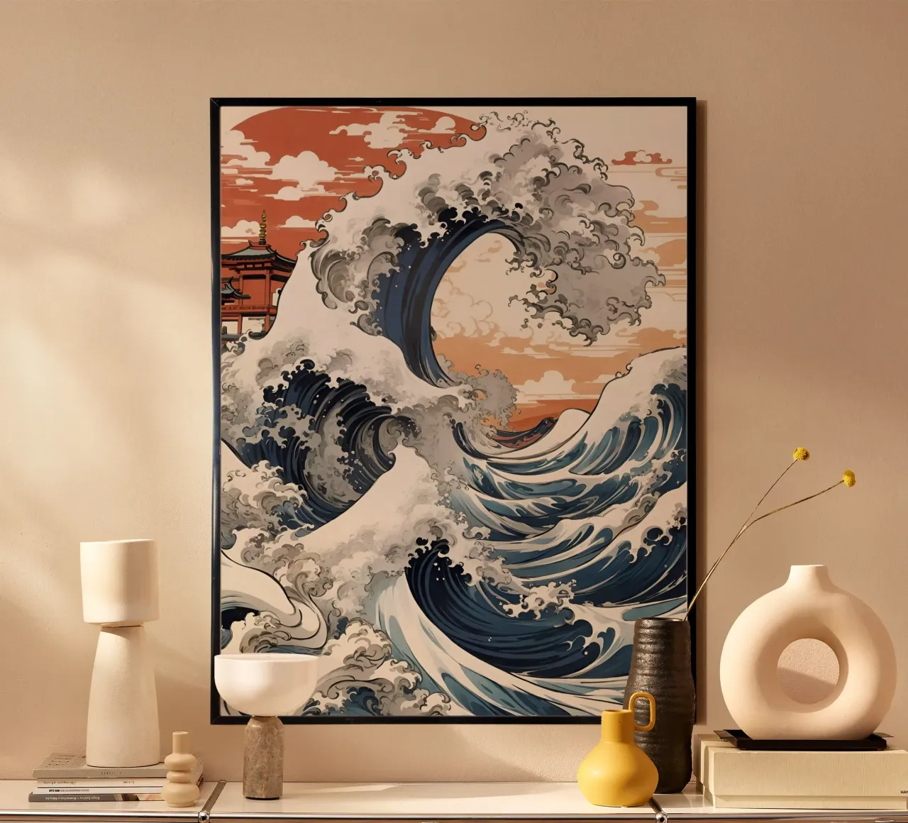 La grande onda carta hahnemühle da 🎁 ARTVI-SHOP