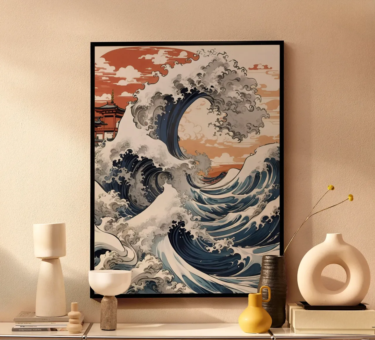 La grande onda carta hahnemühle da 🎁 ARTVI-SHOP