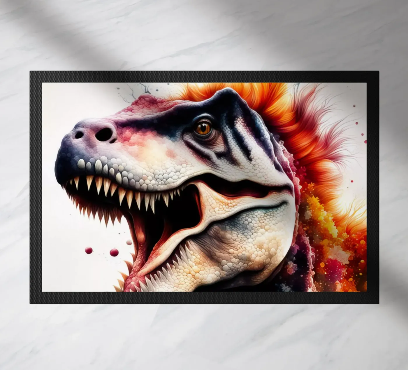 dinosaur doormat by 🎁 NOBELART