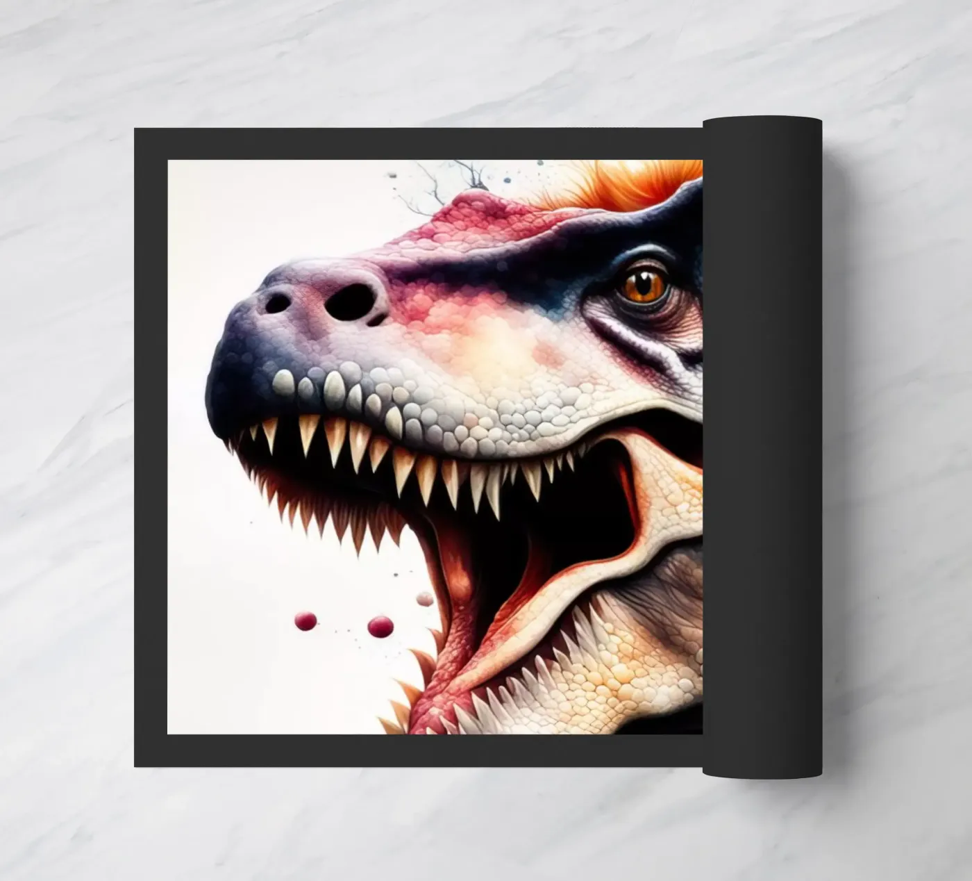 dinosaur doormat by 🎁 NOBELART