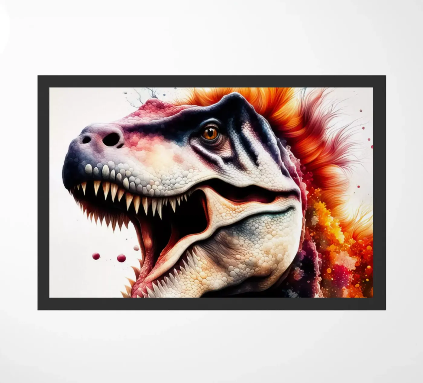 dinosaur doormat by 🎁 NOBELART