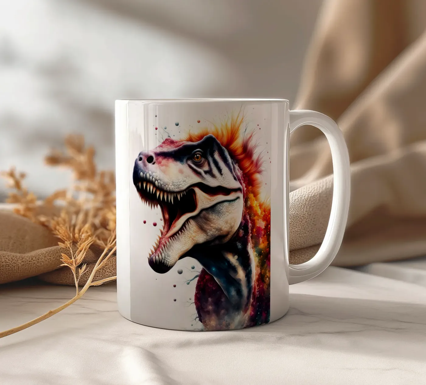 dinosaur ceramic mug by 🎁 NOBELART