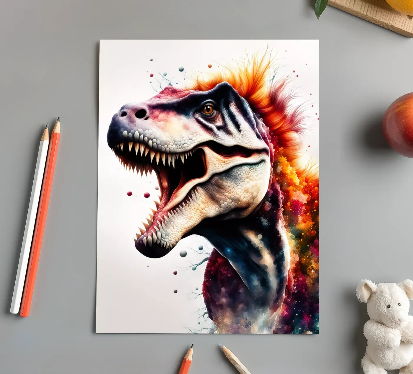 dinosaur sticker sheet by 🎁 NOBELART