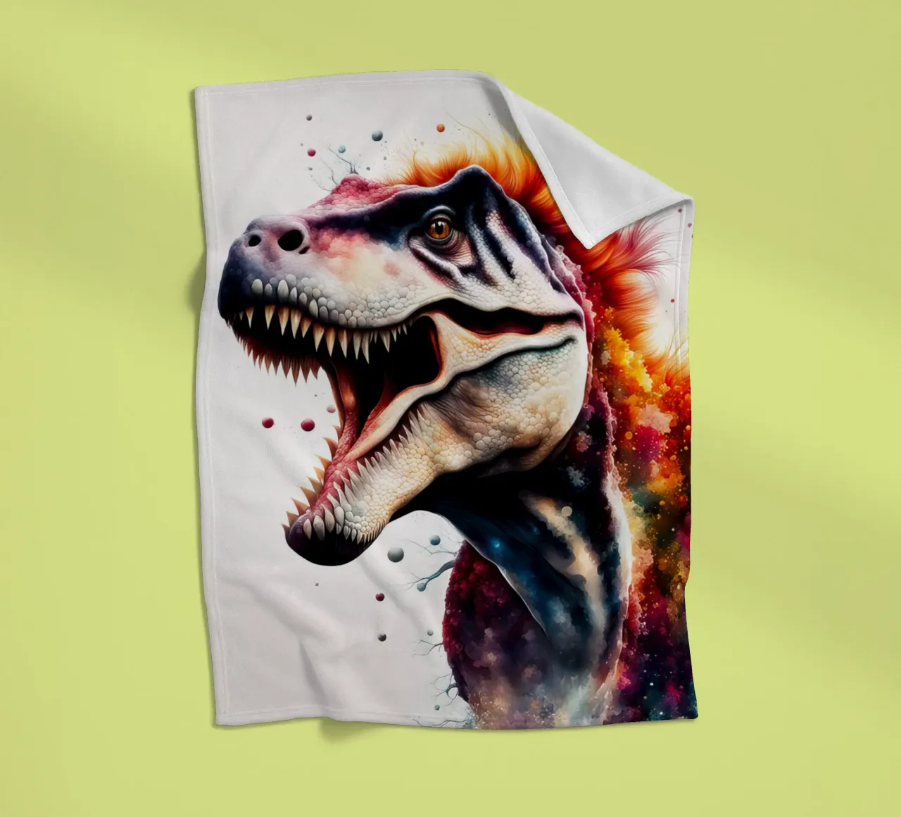 Dinosaurier Fleecedecke von 🎁 NOBELART