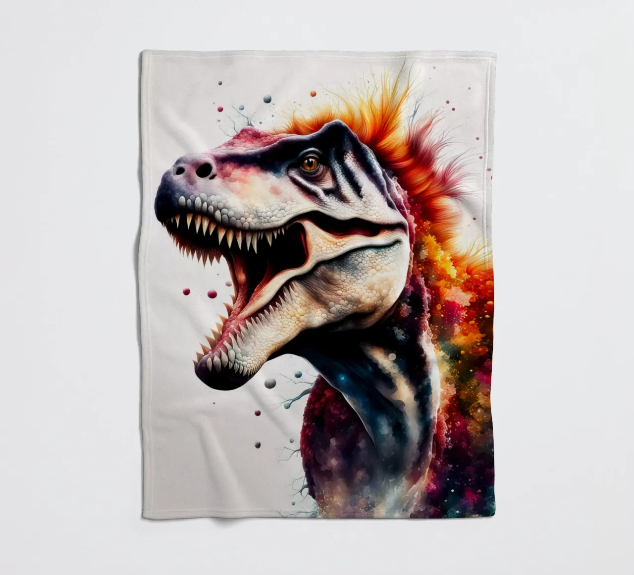 Dinosaurier Fleecedecke von 🎁 NOBELART