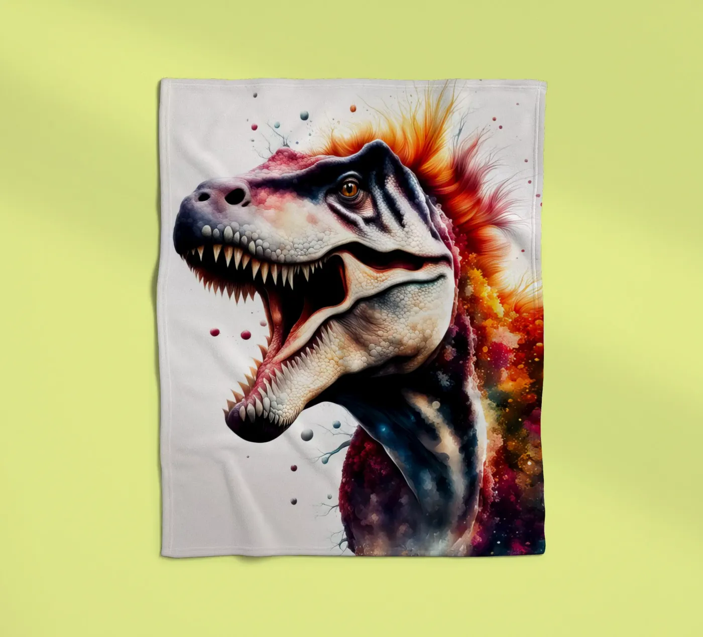 dinosaur Fleecedecke von 🎁 NOBELART