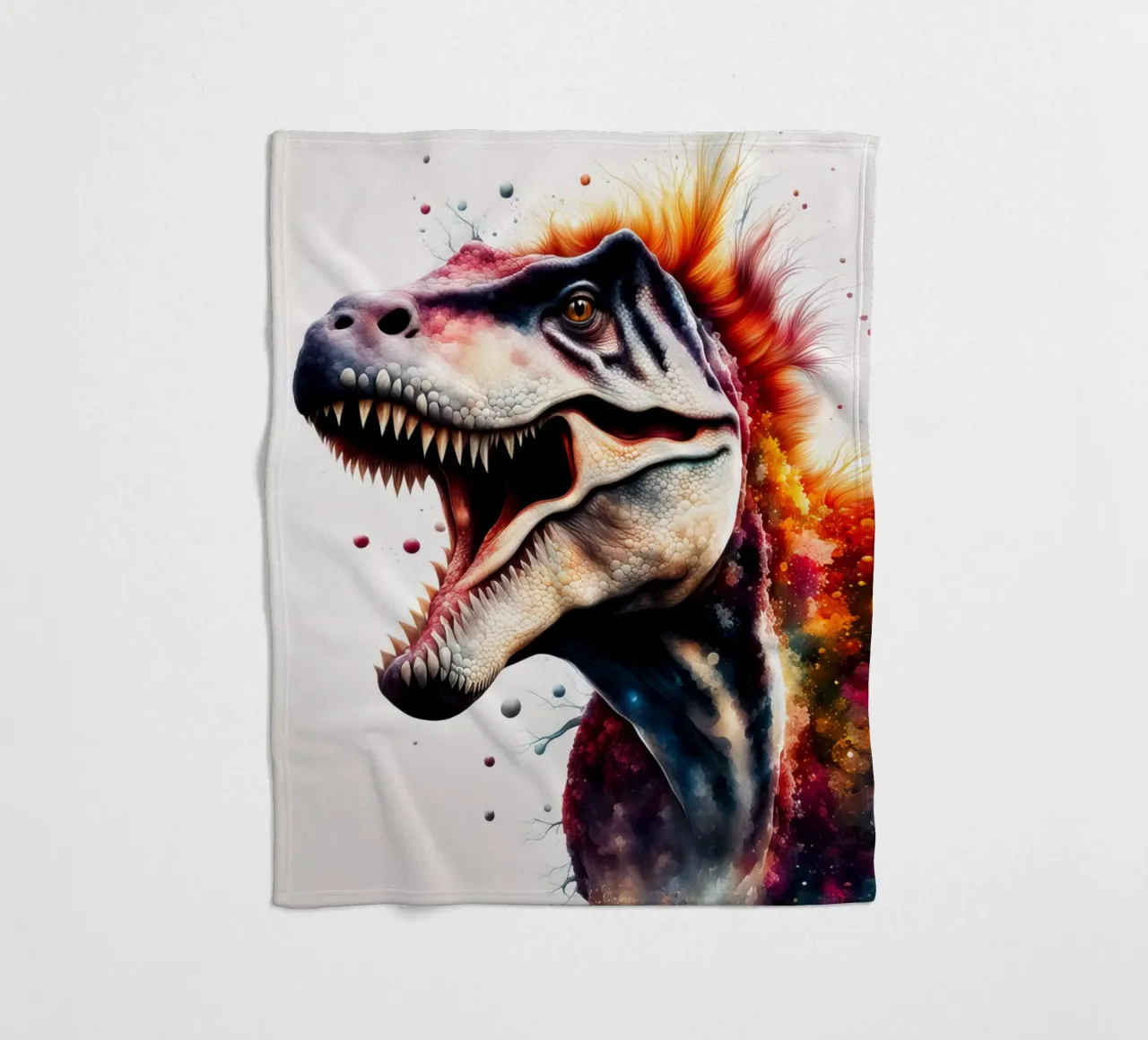 Dinosaurier Fleecedecke von 🎁 NOBELART