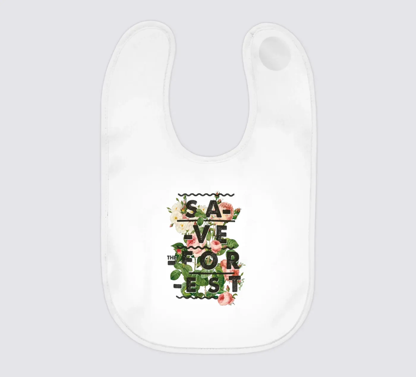 Save The Forest baby bib by Gunawan Rb