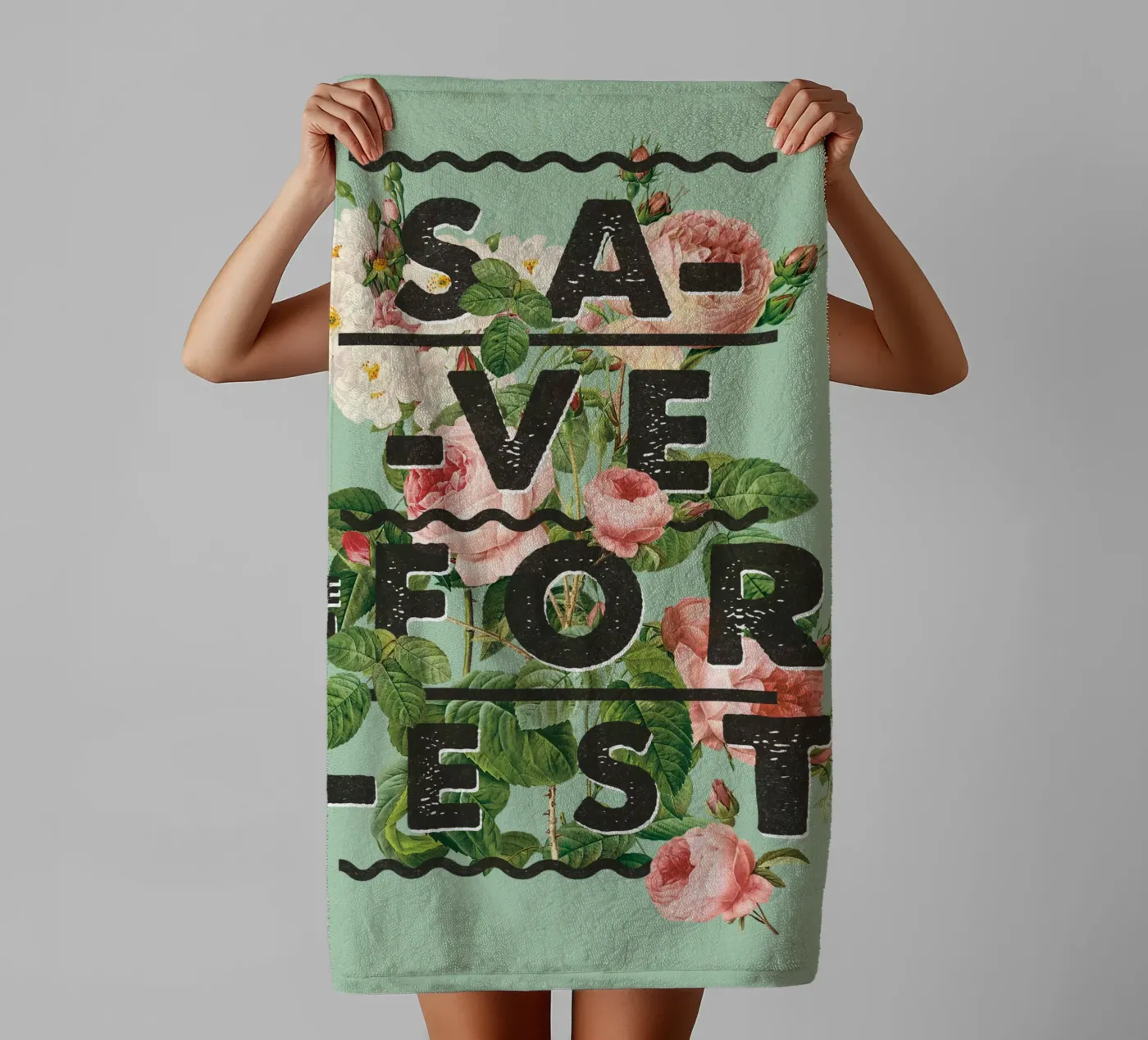 Save The Forest towel by Gunawan Rb