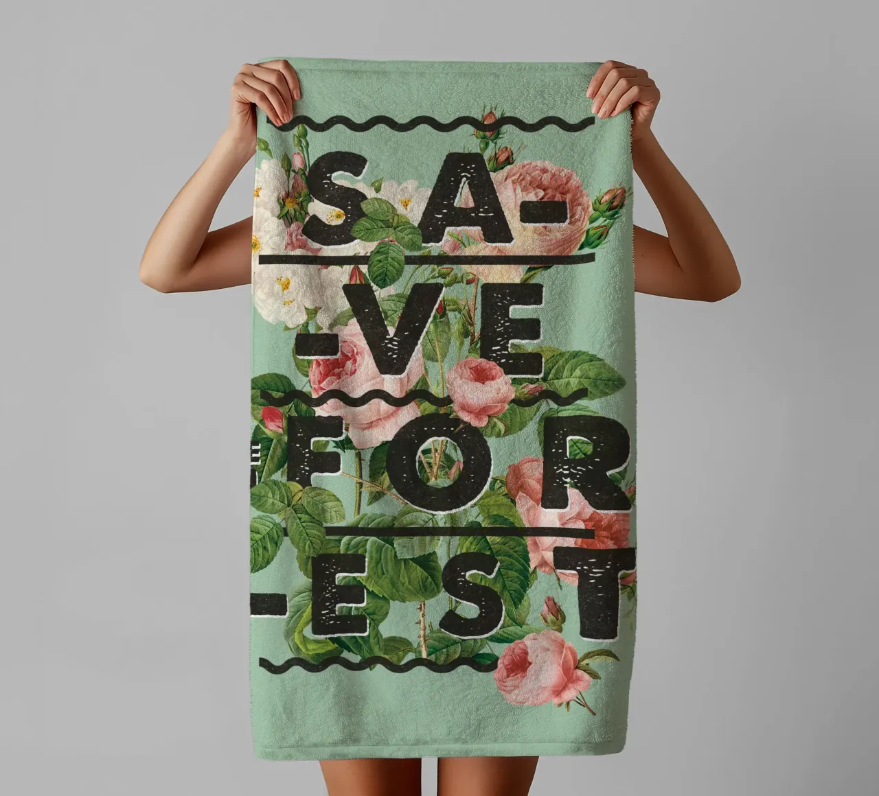 Save The Forest towel by Gunawan Rb