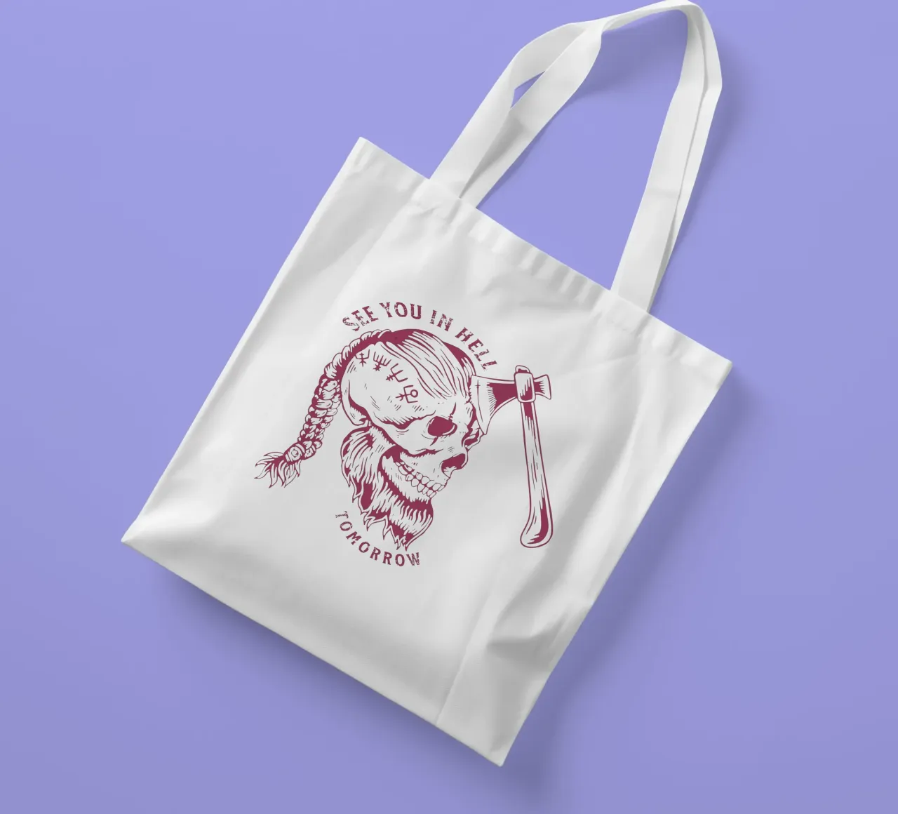 See You In Hell Tomorrow tote bag by Gunawan Rb