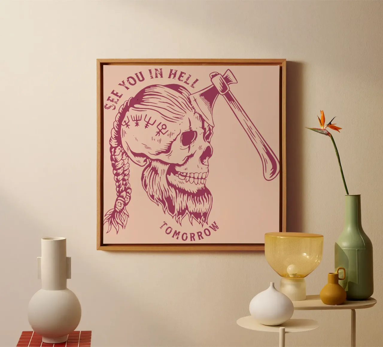 See You In Hell Tomorrow canvas by Gunawan Rb