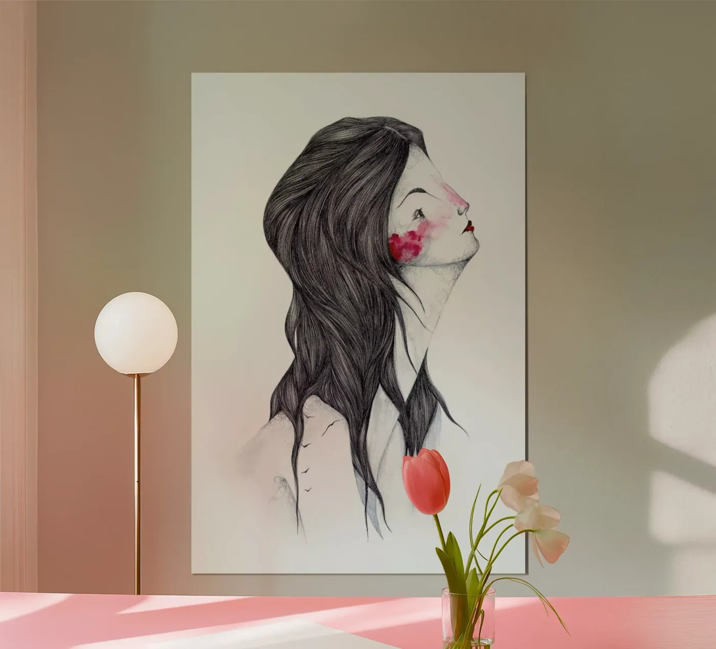 Marina poster van Marina Guiu