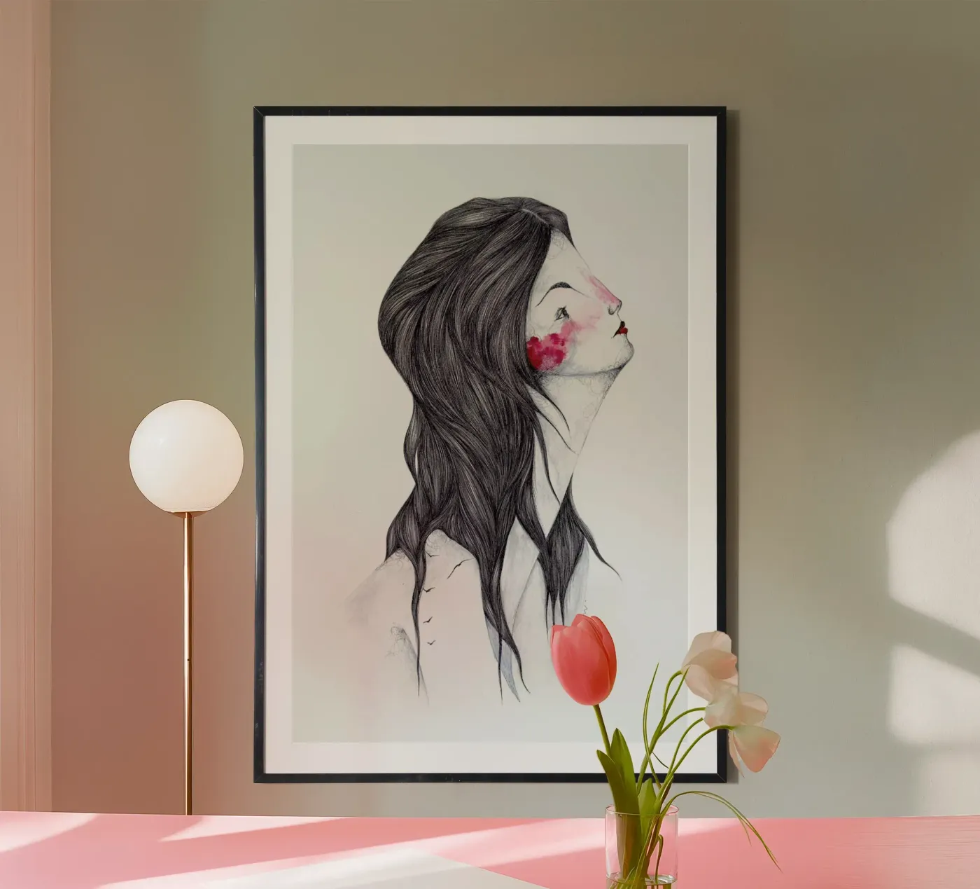 Marina poster van Marina Guiu