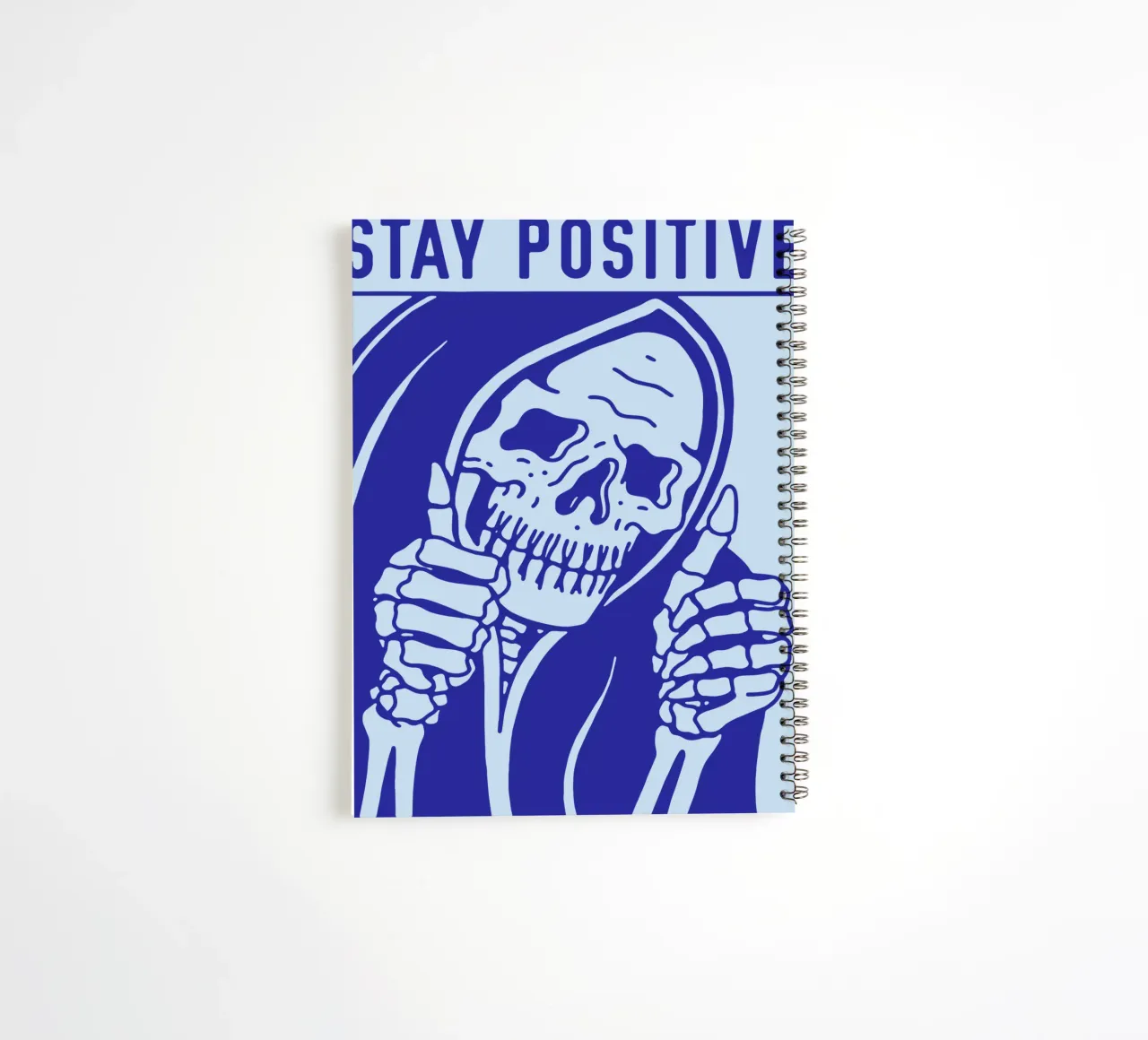 Stay Positive spiral notebook by Gunawan Rb