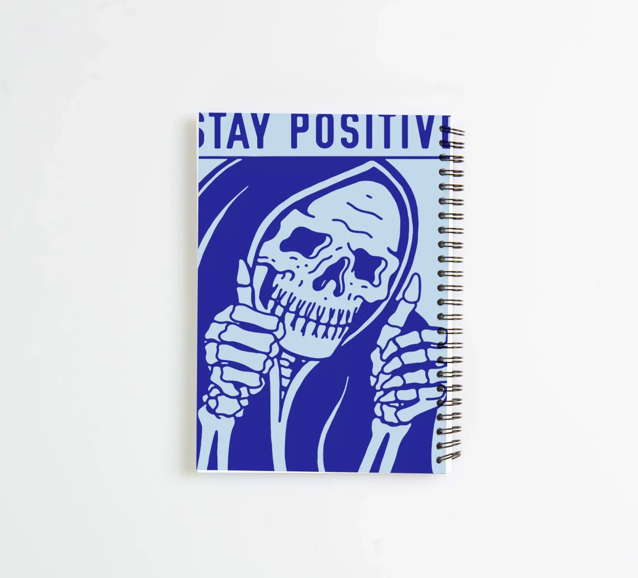Stay Positive spiral notebook by Gunawan Rb