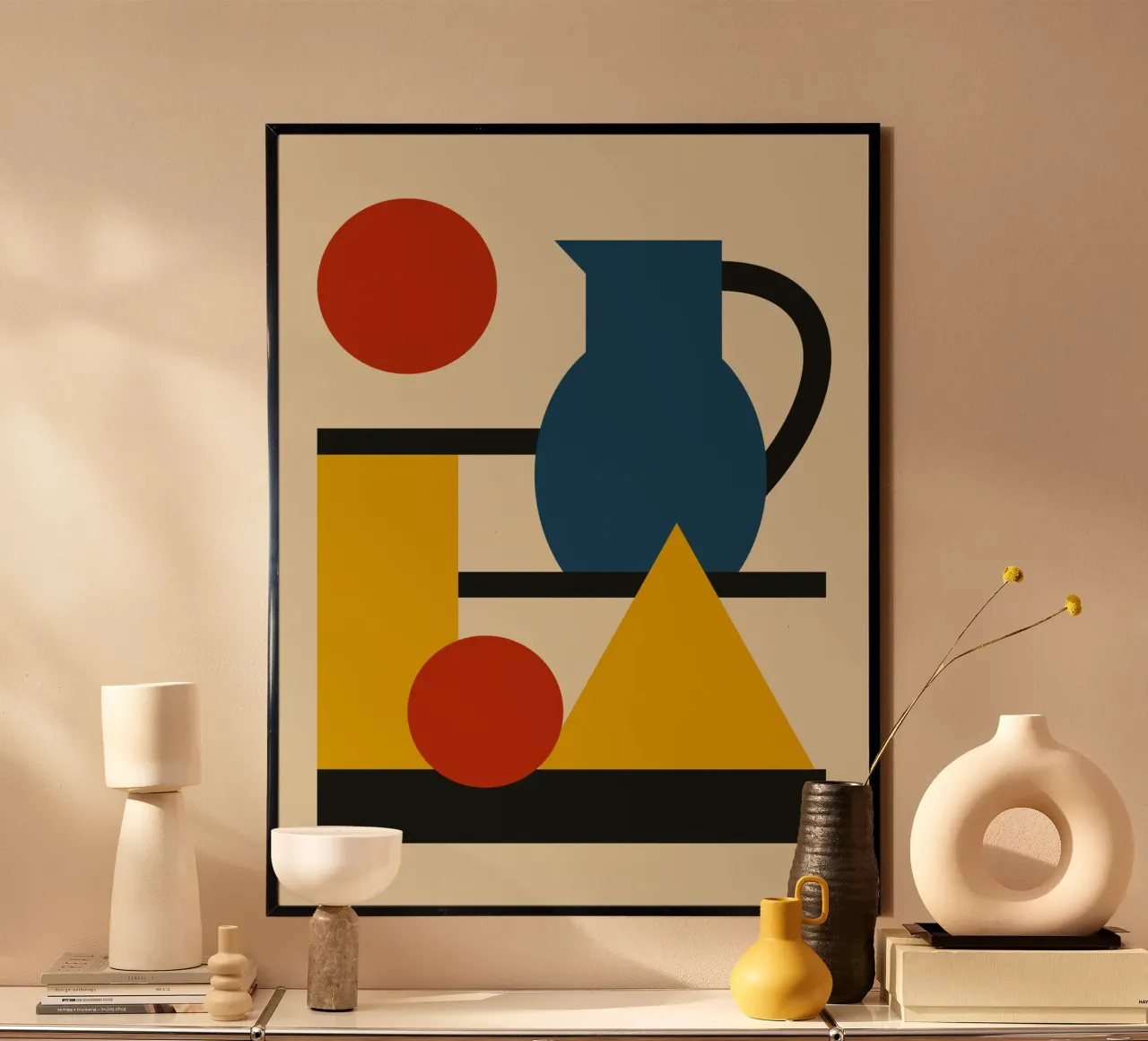 Forme geometriche e brocca poster da Life of Pie