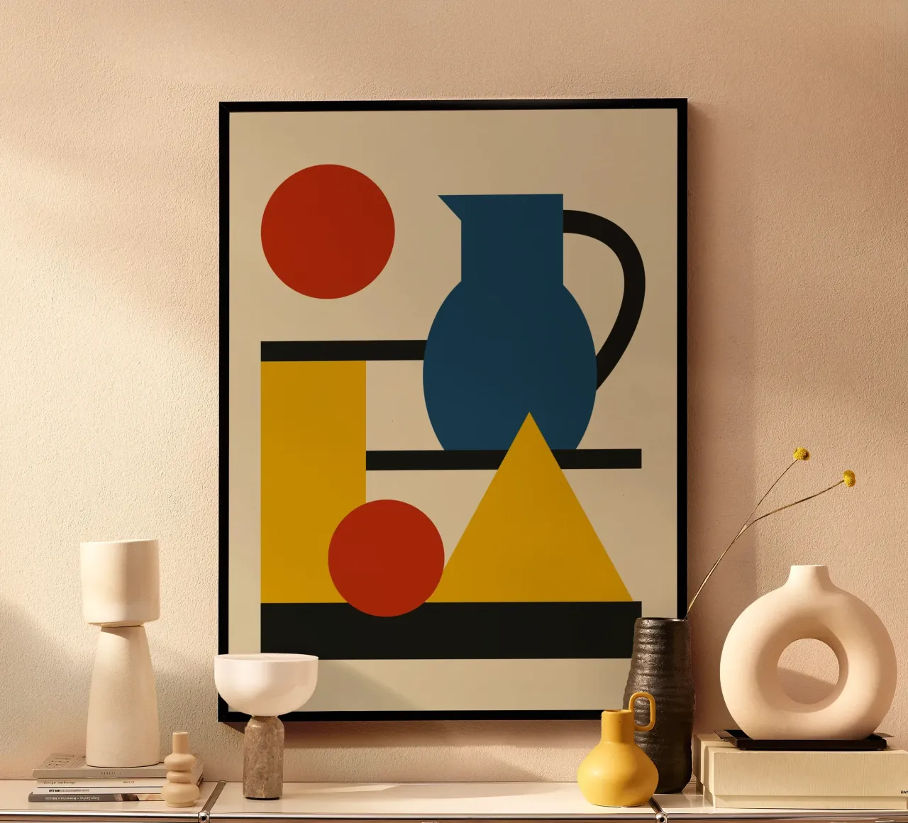 Forme geometriche e brocca poster da Life of Pie