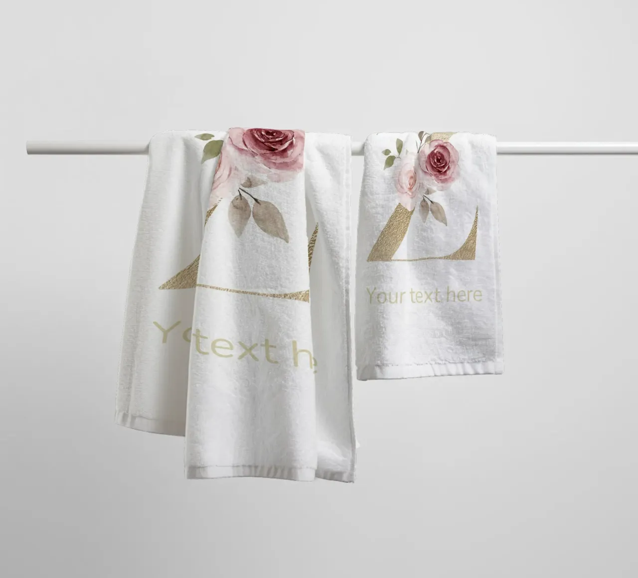 Letter Z, Personalized Name Print, Personalized initial towel by The Custom Letter