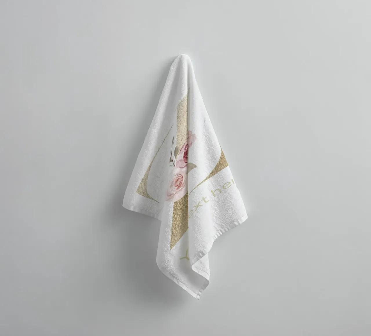 Letter Z, Personalized Name Print, Personalized initial towel by The Custom Letter