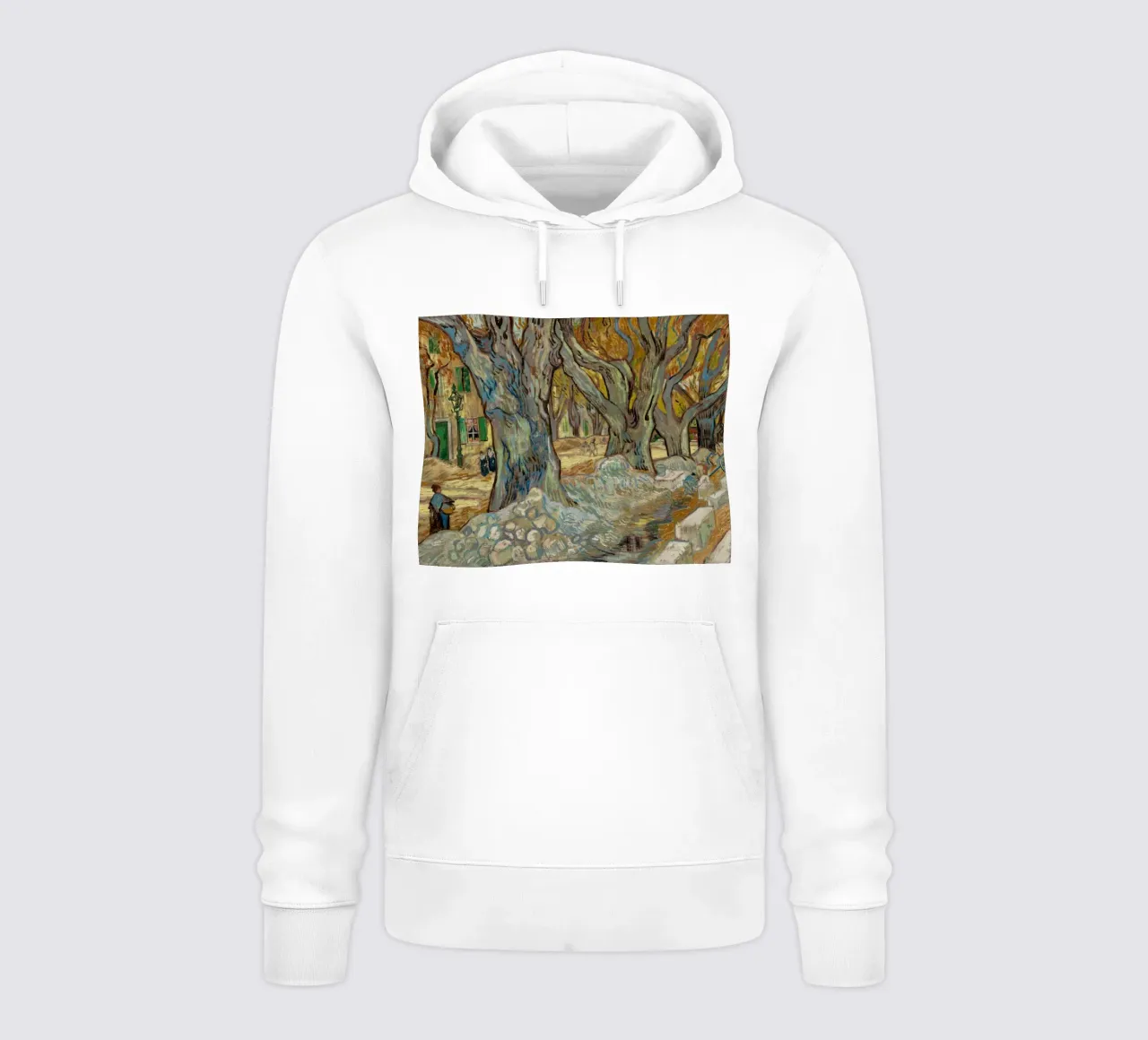 Vincent van Gogh - I grandi alberi di platano felpa con cappuccio da Timeless Artworks