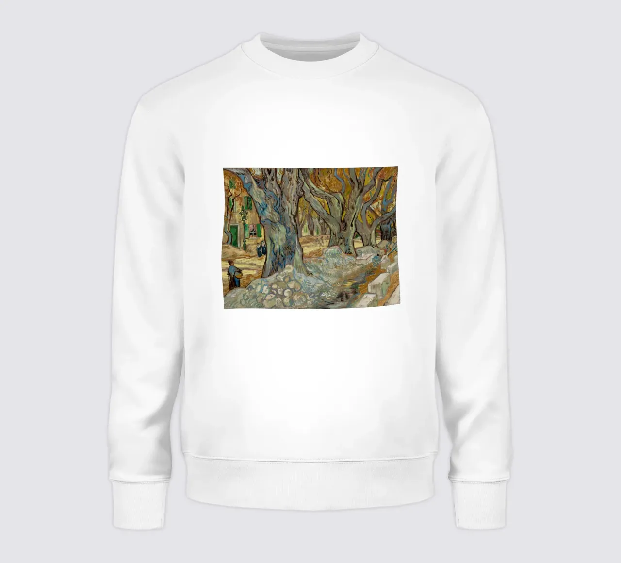 Vincent van Gogh - I grandi alberi di platano felpa da Timeless Artworks
