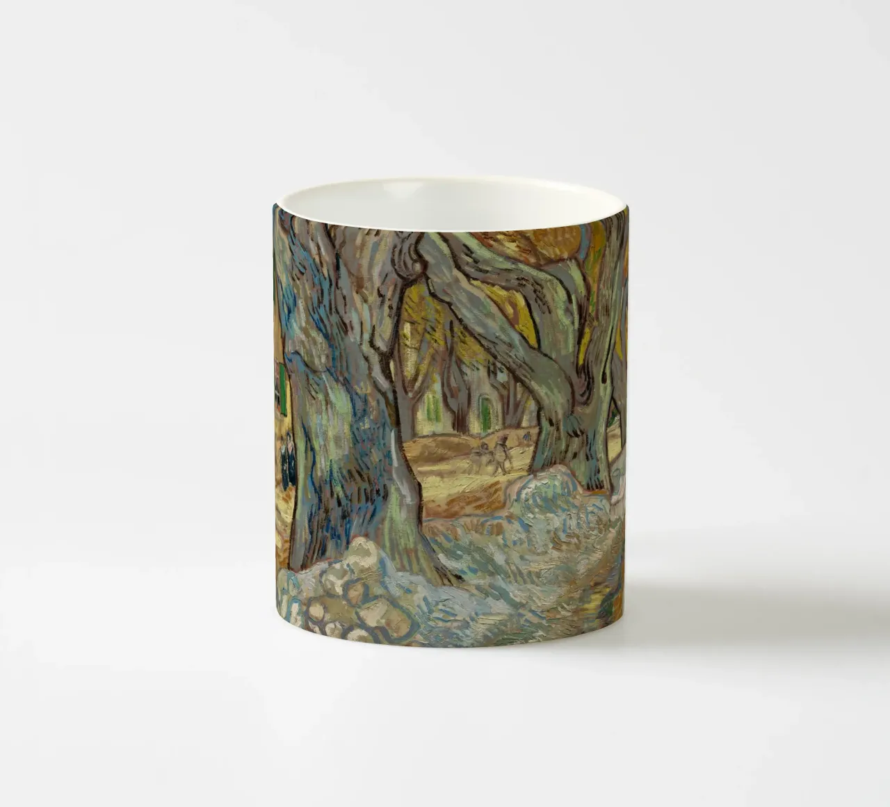 Vincent van Gogh - I grandi alberi di platano tazza in ceramica da Timeless Artworks